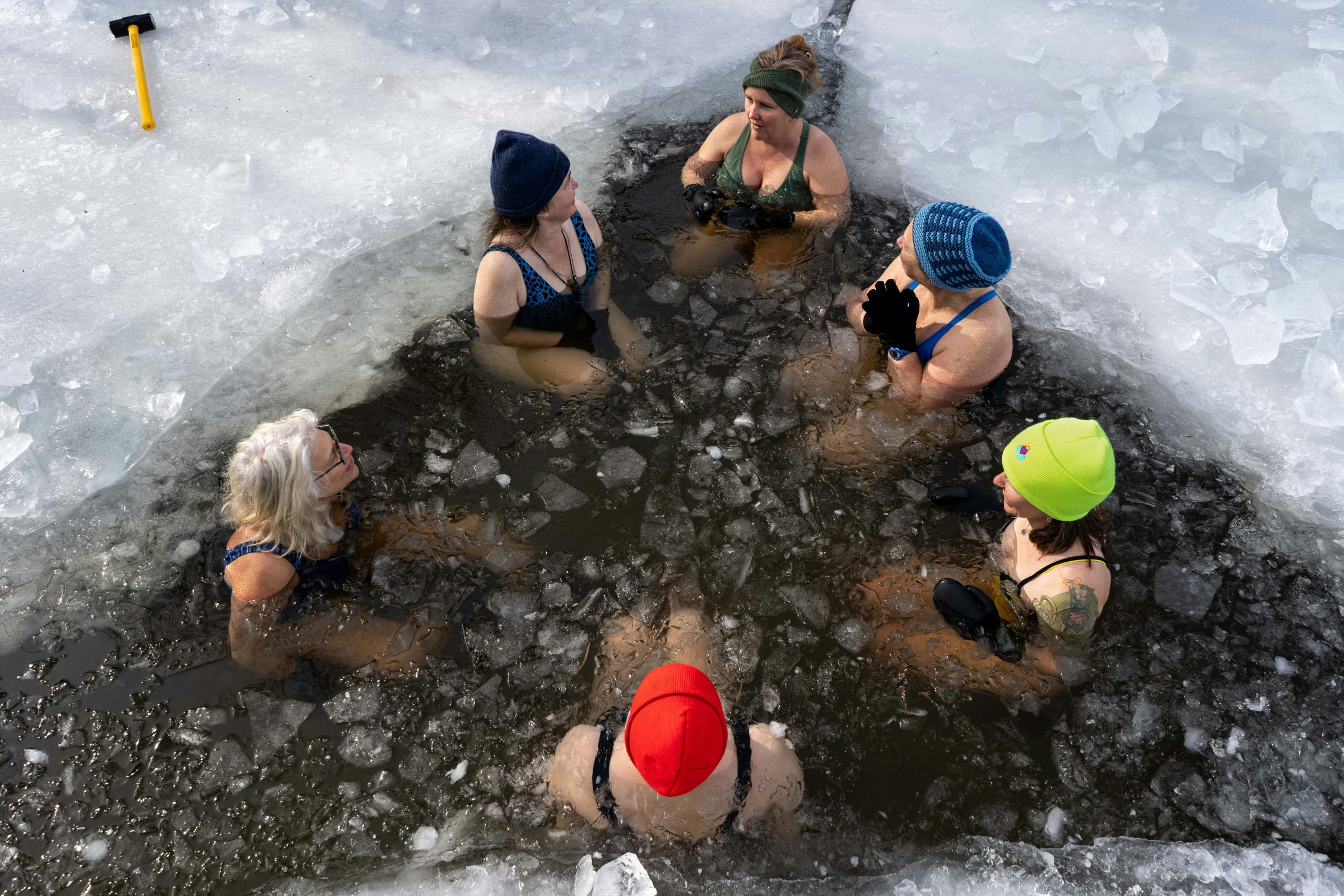 Cold water immersion session at Nobility Performance